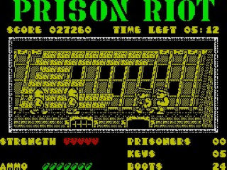 Prison Riot screenshot 3 for ZX Spectrum